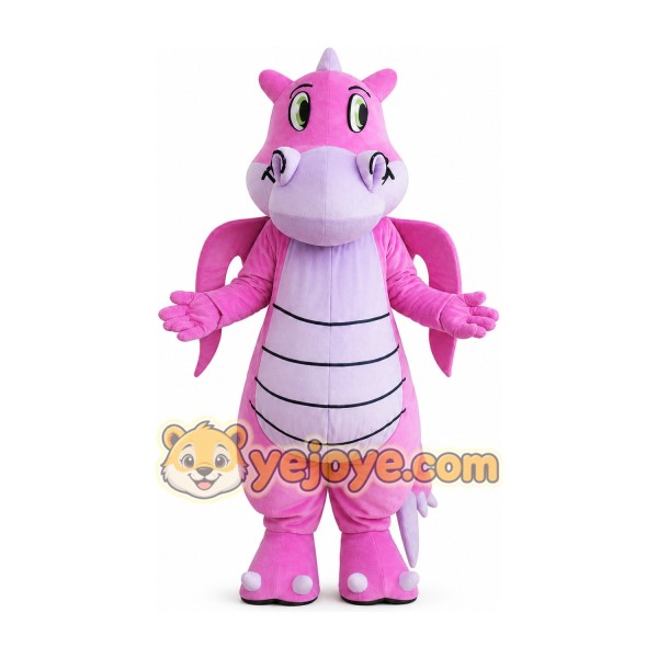 Dragon Mascot Costume for Adults Custom Logo Party Character Suit