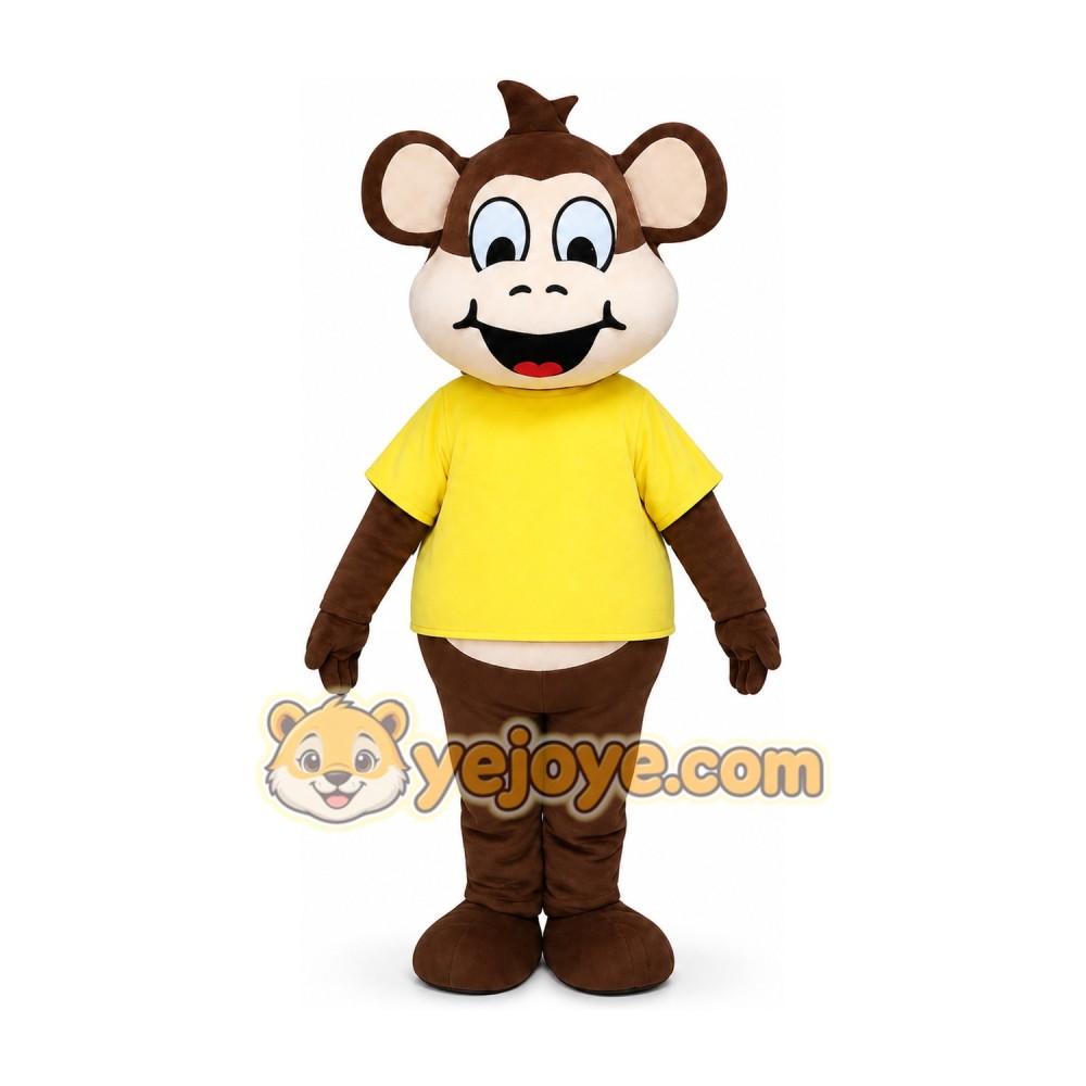 Monkey Mascot Costume for Adults Custom Logo Party Character Suit Monkey Mascot Costume for Adults Custom Logo Party Character Suit