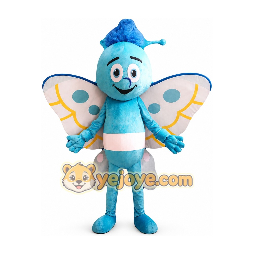 Butterfly Mascot Costume for Adults Custom Logo Party Character Suit