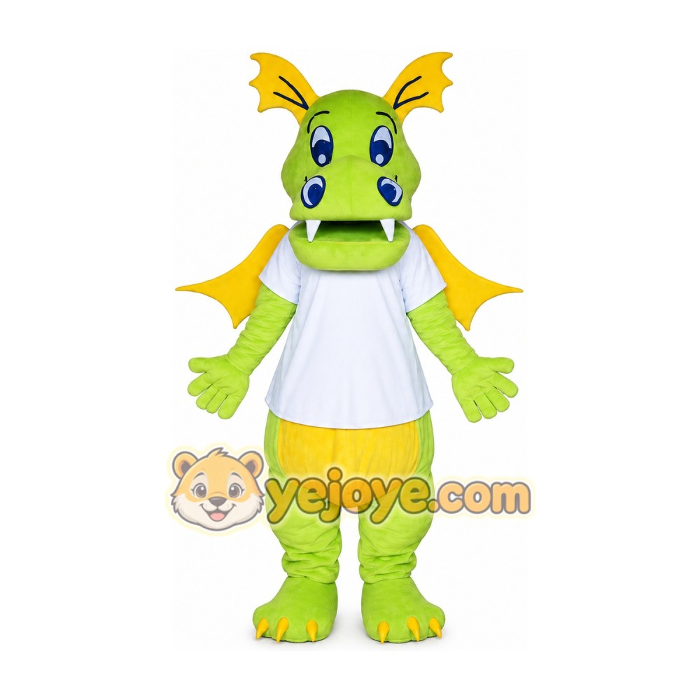 Dragon Mascot Costume for Adults Custom Logo Party Character Suit