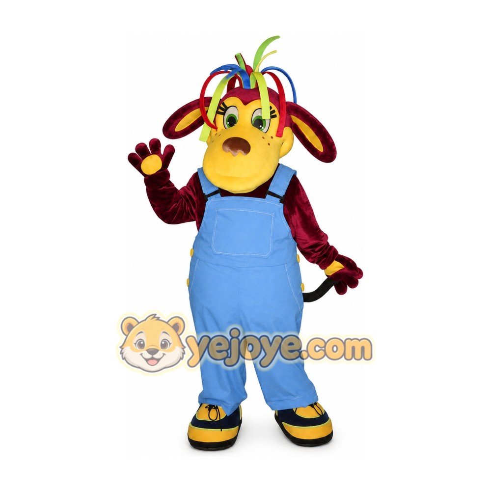 Dog Mascot Costume for Adults Custom Logo Party Character Suit