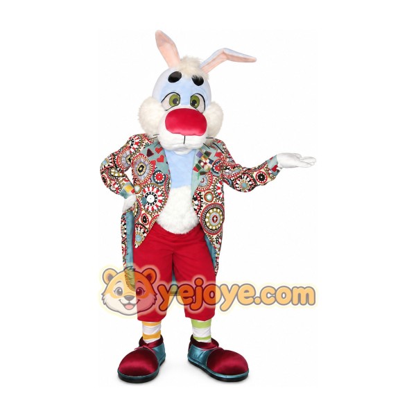 Rabbit Mascot Costume for Adults Custom Logo Party Character Suit Rabbit Mascot Costume for Adults Custom Logo Party Character Suit
