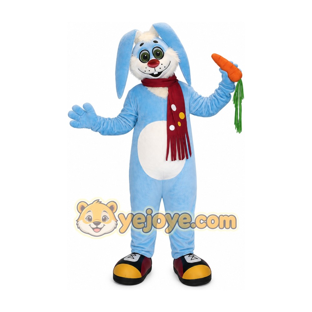 Rabbit Mascot Costume for Adults Custom Logo Party Character Suit Rabbit Mascot Costume for Adults Custom Logo Party Character Suit