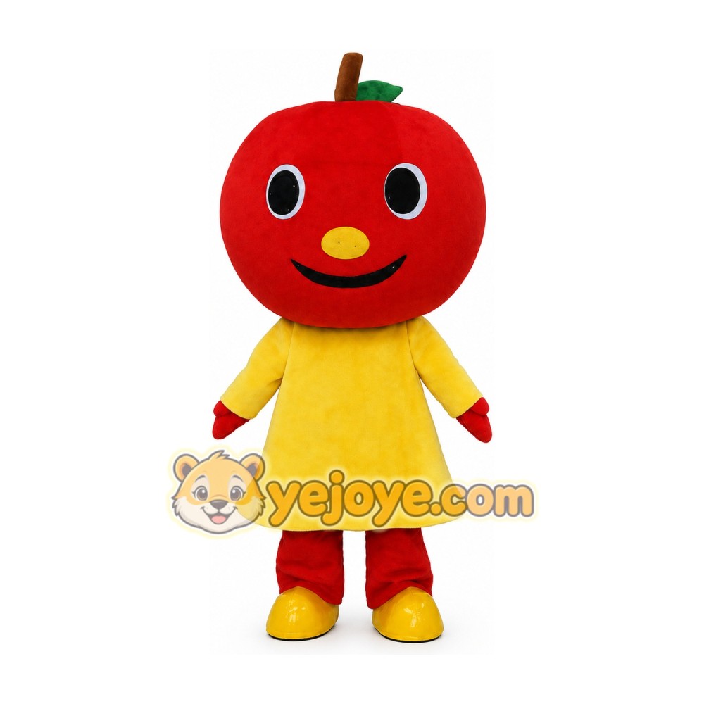 Apple Mascot Costume for Adults Custom Logo Party Character Suit Apple Mascot Costume for Adults Custom Logo Party Character Suit