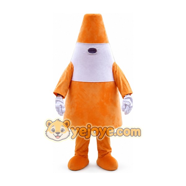 Cone Mascot Costume for Adults Custom Logo Party Character Suit