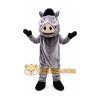 Gray Wild Boar Mascot Costume for Adults Custom Logo Party Character Suit Gray Wild Boar Mascot Costume for Adults Custom Logo Party Character Suit