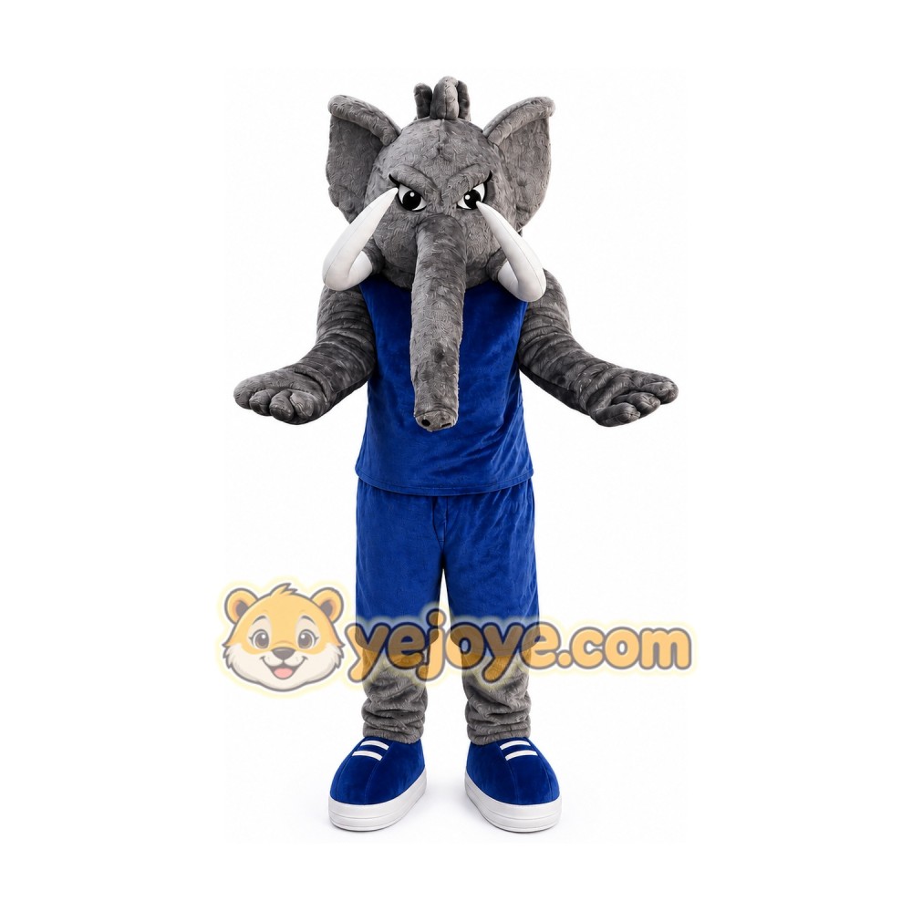 Elephant Mascot Costume for Adults Custom Logo Party Character Suit Elephant Mascot Costume for Adults Custom Logo Party Character Suit