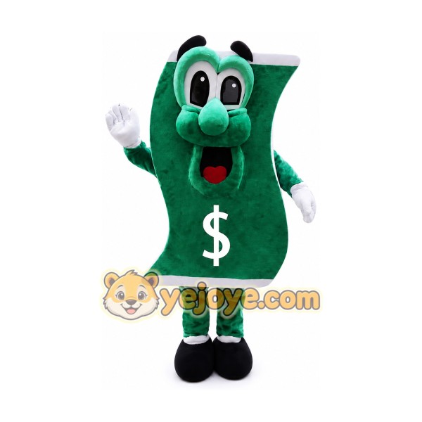 Dollar Mascot Costume for Adults Custom Logo Party Character Suit