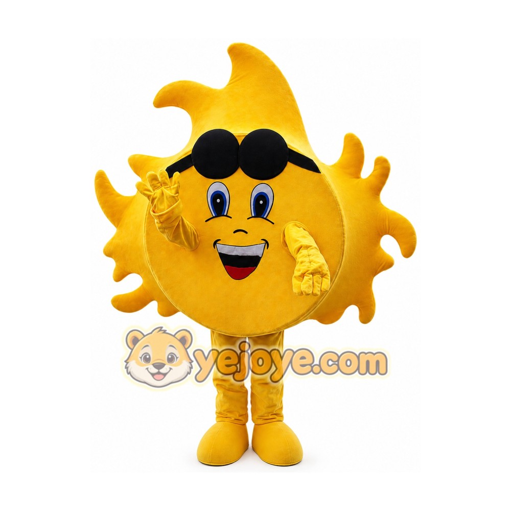 Sun Mascot Costume for Adults Custom Logo Party Character Suit Sun Mascot Costume for Adults Custom Logo Party Character Suit