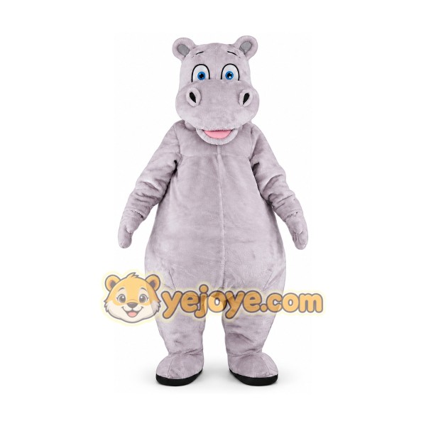 Hippo Mascot Costume for Adults Custom Logo Party Character Suit