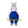 Hippo Mascot Costume for Adults Custom Logo Party Character Suit