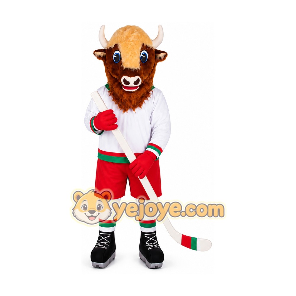 Bison Mascot Costume for Adults Custom Logo Party Character Suit Bison Mascot Costume for Adults Custom Logo Party Character Suit