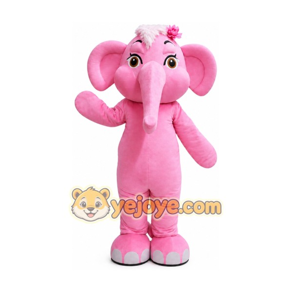 Elephant Mascot Costume for Adults Custom Logo Party Character Suit