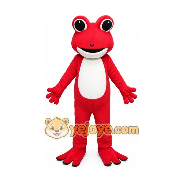 Frog Mascot Costume for Adults Custom Logo Party Character Suit