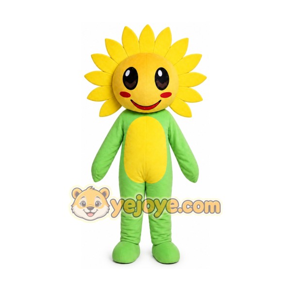 Flower Mascot Costume for Adults Custom Logo Party Character Suit