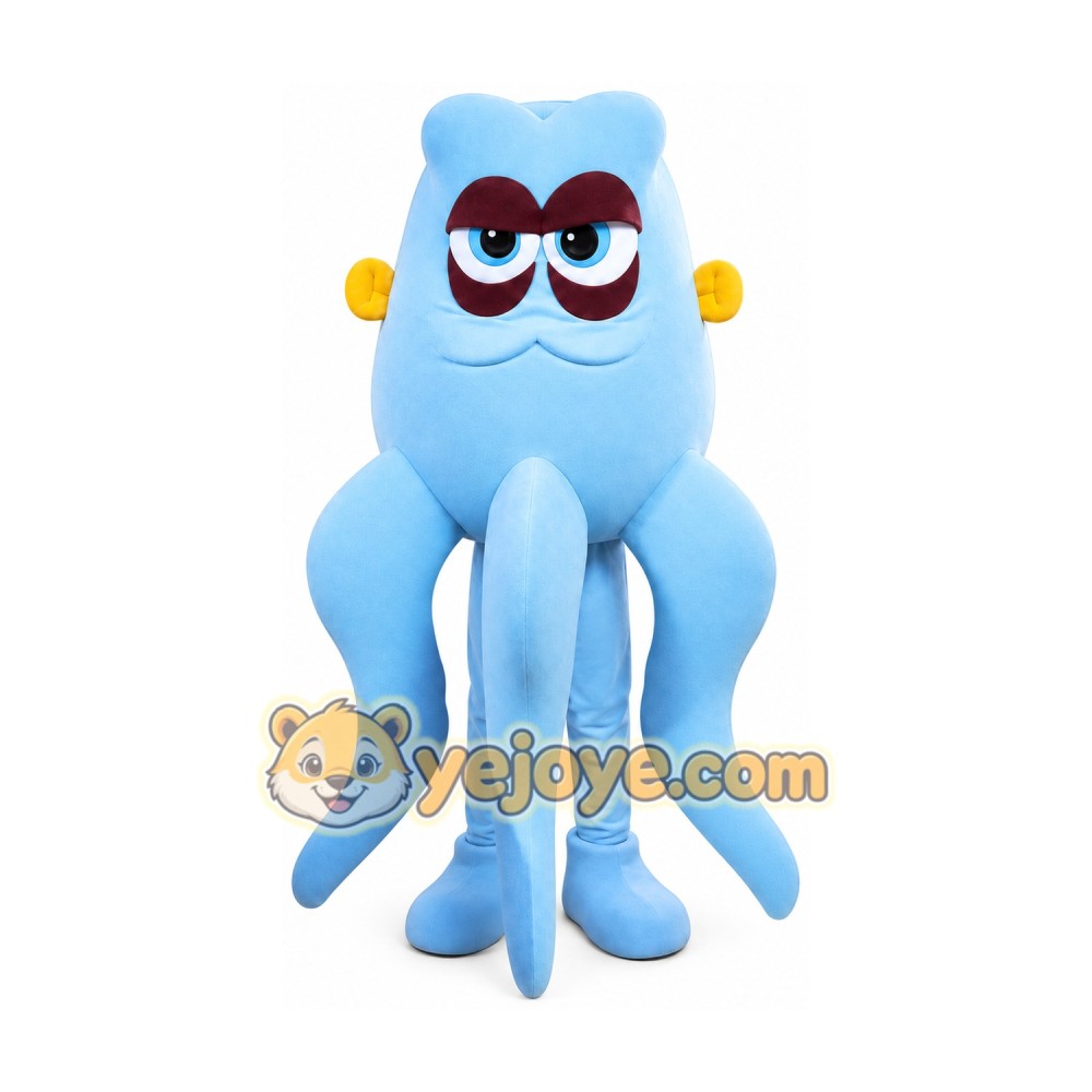 Octopus Mascot Costume for Adults Custom Logo Party Character Suit