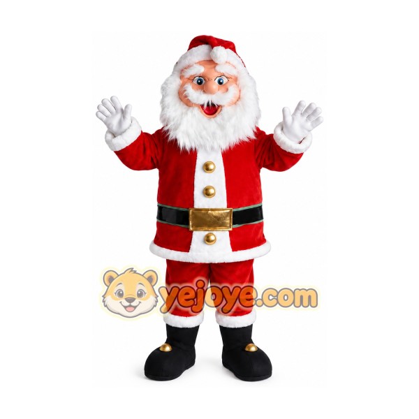 Santa Mascot Costume for Adults Custom Logo Party Character Suit Santa Mascot Costume for Adults Custom Logo Party Character Suit