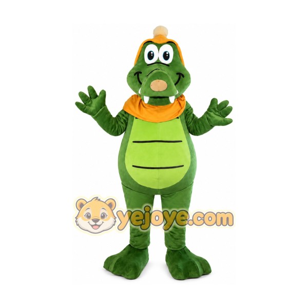 Alligator Mascot Costume for Adults Custom Logo Party Character Suit