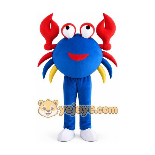 Crab Mascot Costume for Adults Custom Logo Party Character Suit