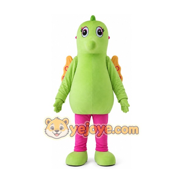 Sea Horse Mascot Costume for Adults Custom Logo Party Character Suit