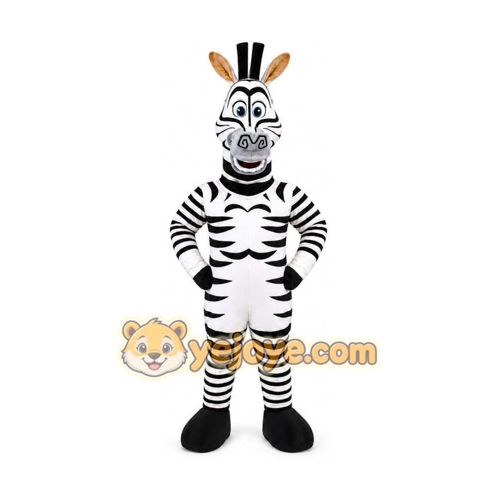 Zebra Mascot Costume for Adults Custom Logo Party Character Suit Zebra Mascot Costume for Adults Custom Logo Party Character Suit