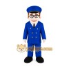 train conductor Mascot Costume for Adults Custom Logo Party Character Suit