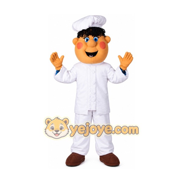 Chef Mascot Costume for Adults Custom Logo Party Character Suit