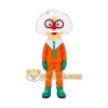 White Haired Character with Glasses Mascot Costume for Adults Custom Logo Party Character Suit White Haired Character with Glasses Mascot Costume for Adults Custom Logo Party Character Suit