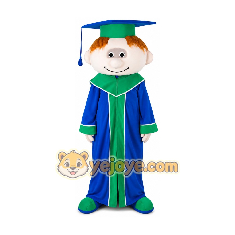 Graduate Mascot Costume for Adults Custom Logo Party Character Suit Graduate Mascot Costume for Adults Custom Logo Party Character Suit