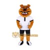 Bulldog Mascot Costume for Adults Custom Logo Party Character Suit