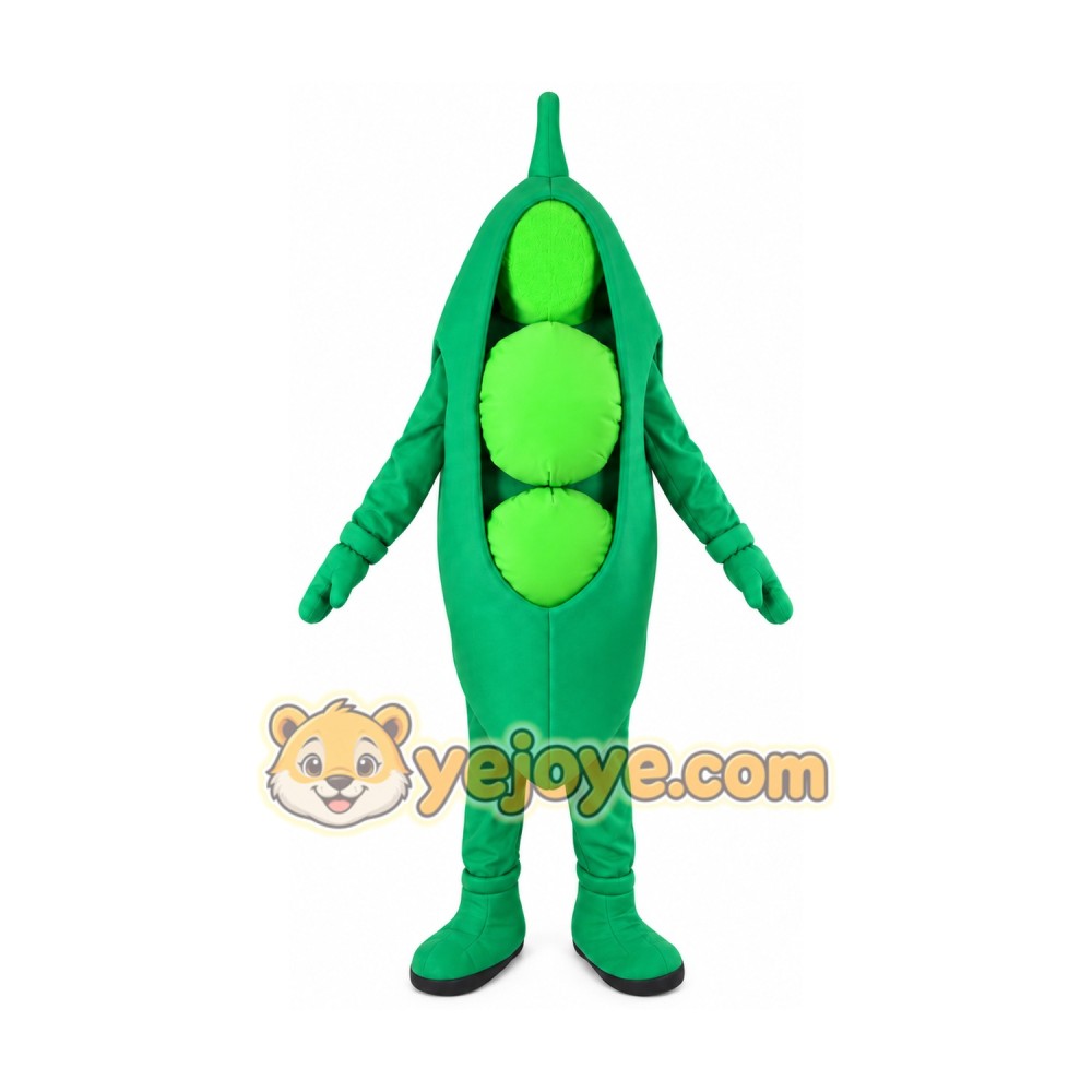 Pea Mascot Costume for Adults Custom Logo Party Character Suit Pea Mascot Costume for Adults Custom Logo Party Character Suit