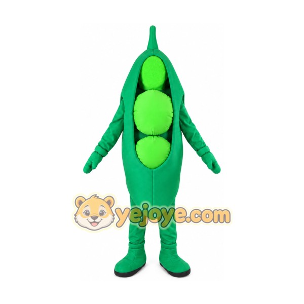 Pea Mascot Costume for Adults Custom Logo Party Character Suit
