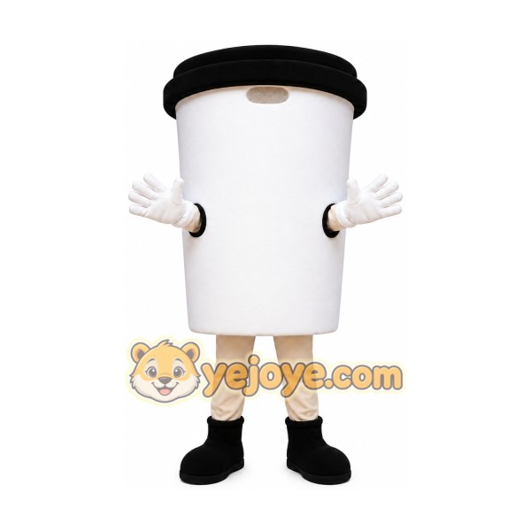 Cup Mascot Costume for Adults Custom Logo Party Character Suit