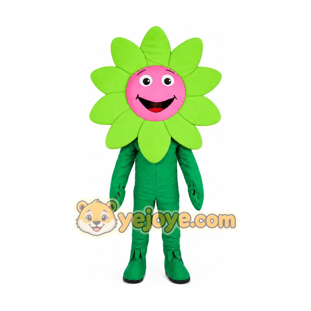 Flower Mascot Costume for Adults Custom Logo Party Character Suit
