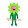 Flower Mascot Costume for Adults Custom Logo Party Character Suit