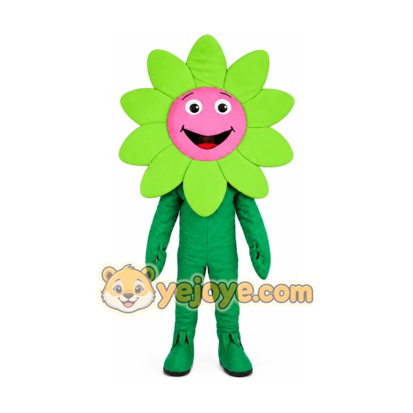 Flower Mascot Costume for Adults Custom Logo Party Character Suit