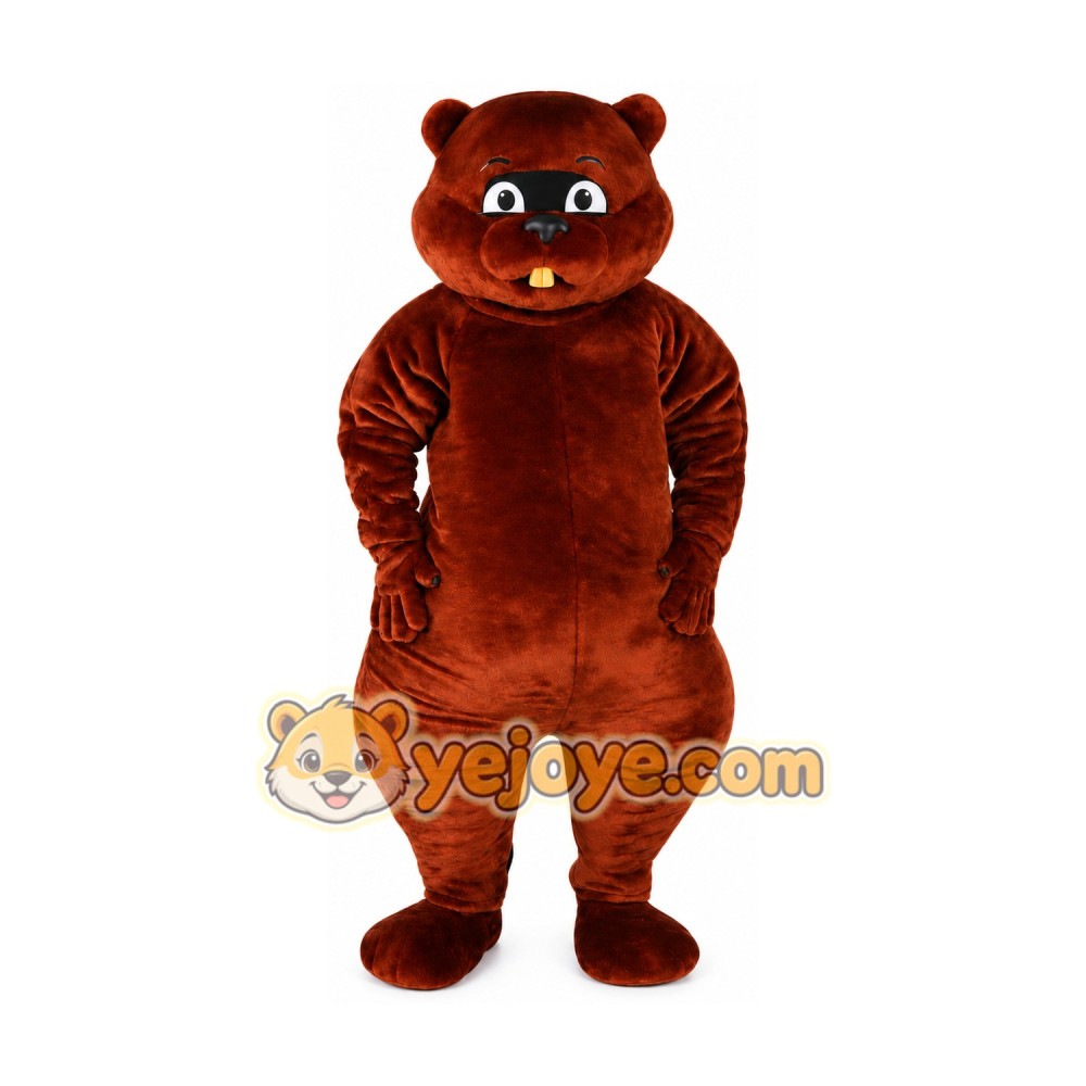 Beaver Mascot Costume for Adults Custom Logo Party Character Suit