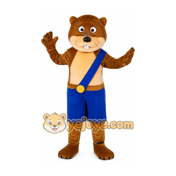 Beaver Mascot Costume for Adults Custom Logo Party Character Suit