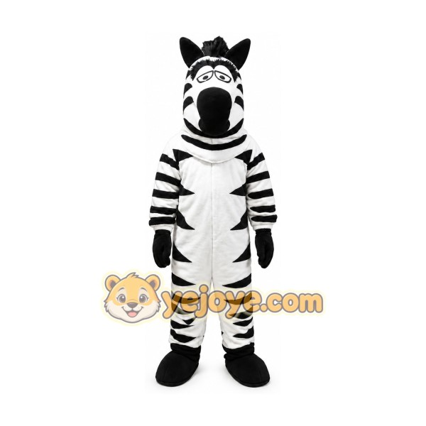 Zebra Mascot Costume for Adults Custom Logo Party Character Suit
