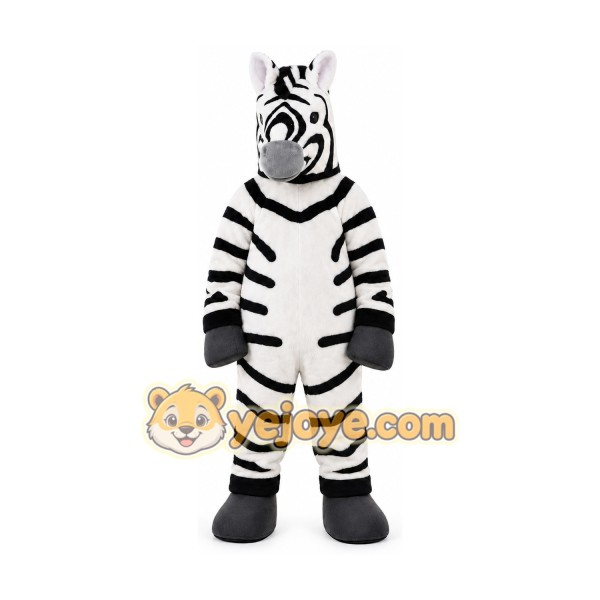 Zebra Mascot Costume for Adults Custom Logo Party Character Suit