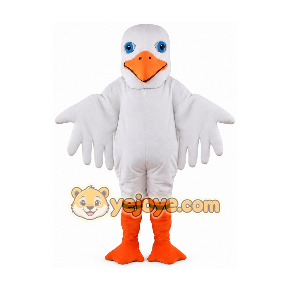 Duck Mascot Costume for Adults Custom Logo Party Character Suit
