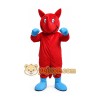 Red Devil Mascot Costume for Adults Custom Logo Party Character Suit