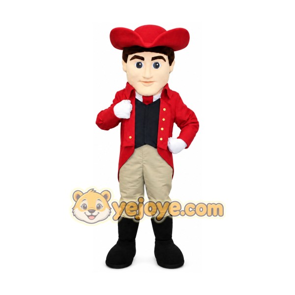 Man Mascot Costume for Adults Custom Logo Party Character Suit