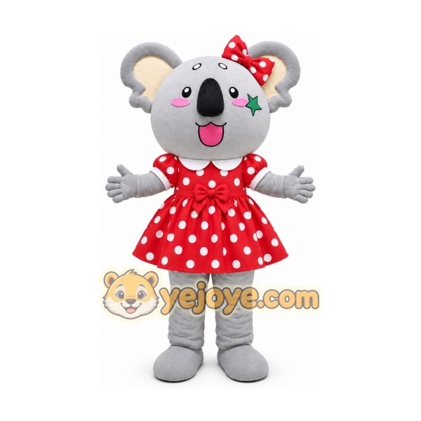 Koala Mascot Costume for Adults Custom Logo Party Character Suit
