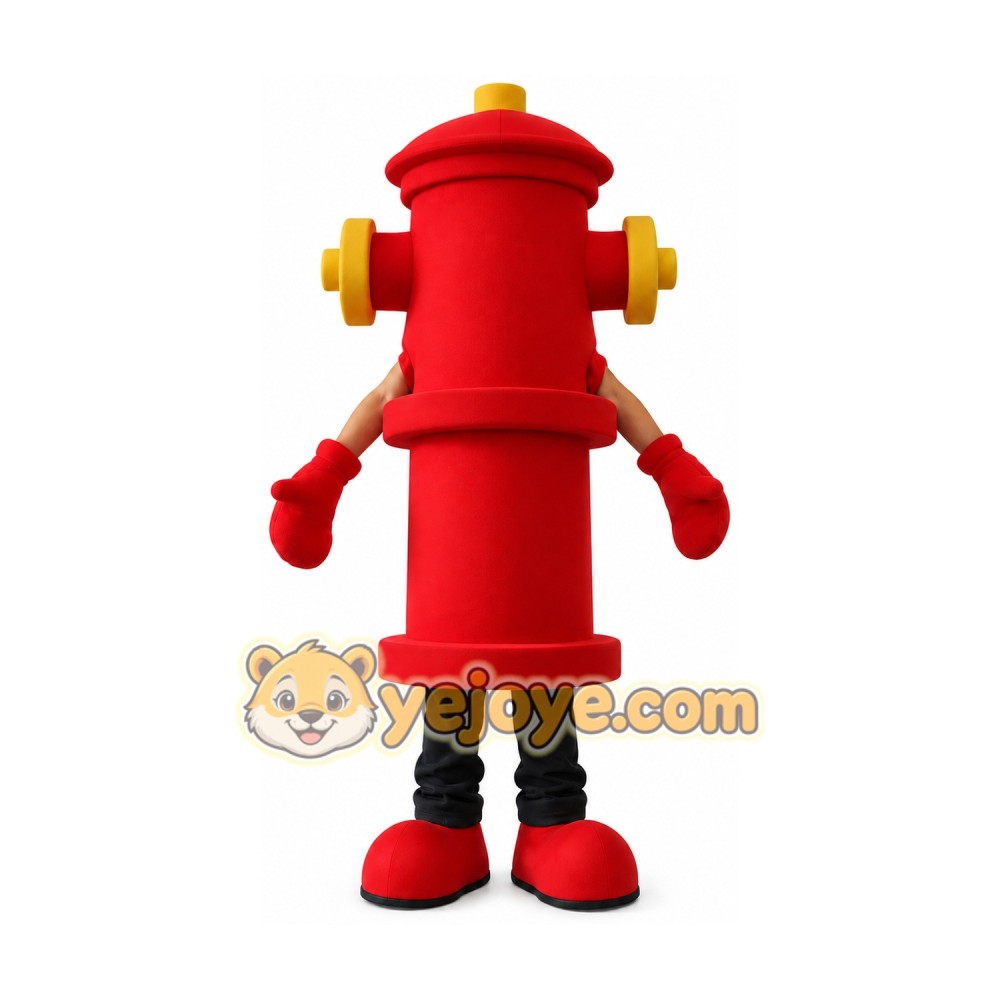 Fire Hydrant Mascot Costume for Adults Custom Logo Party Character Suit
