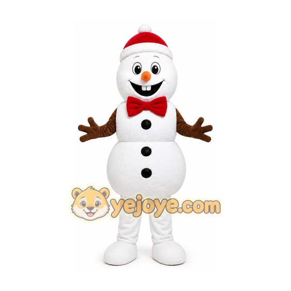 Snowman Mascot Costume for Adults Custom Logo Party Character Suit Snowman Mascot Costume for Adults Custom Logo Party Character Suit