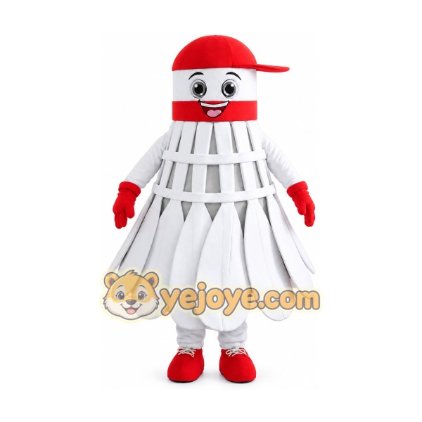 Shuttlecock Mascot Costume for Adults Custom Logo Party Character Suit