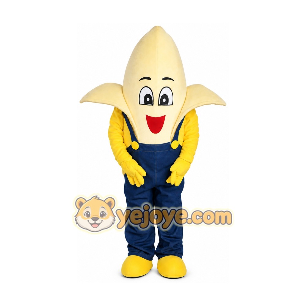 Banana Mascot Costume for Adults Custom Logo Party Character Suit Banana Mascot Costume for Adults Custom Logo Party Character Suit