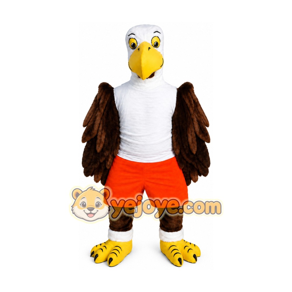 Eagle Mascot Costume for Adults Custom Logo Party Character Suit