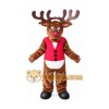 Reindeer Mascot Costume for Adults Custom Logo Party Character Suit